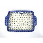 A39 Bunzlau rechte ovenschaal met handvaten 1935X Rechthoekige schalen met oor